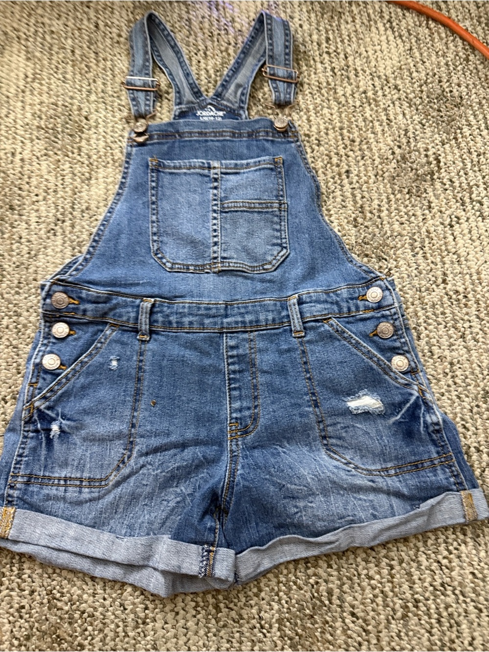 Jordache Light Blue Denim Overalls